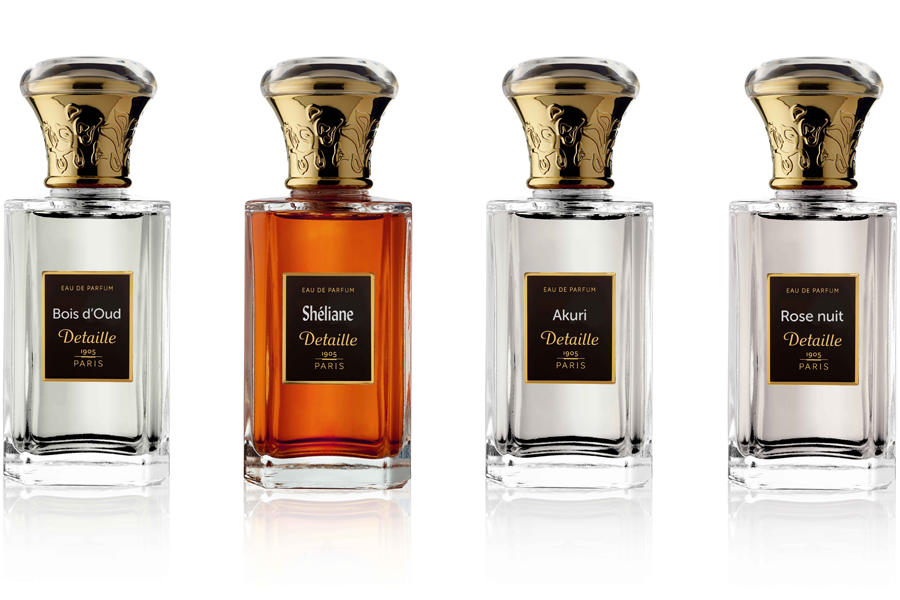 Detaille Perfumes packaging